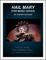 Hail Mary SATB choral sheet music cover